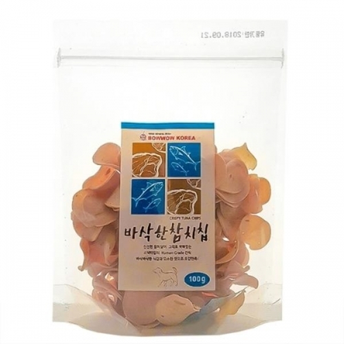 바우와우 바삭한 참치칩 100g