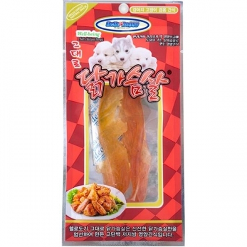 애견 간식 헬로도기 그대로닭가슴살 젤리꽈배기 35g  20개
