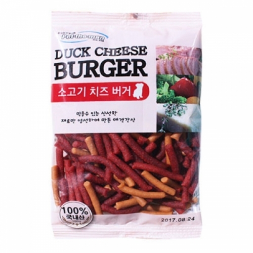 펫더맨 소고기 치즈버거 100g