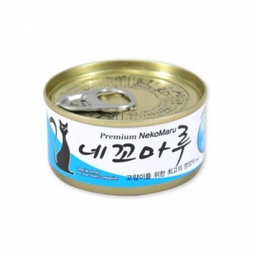 네꼬마루 참치 게살 캔 80g