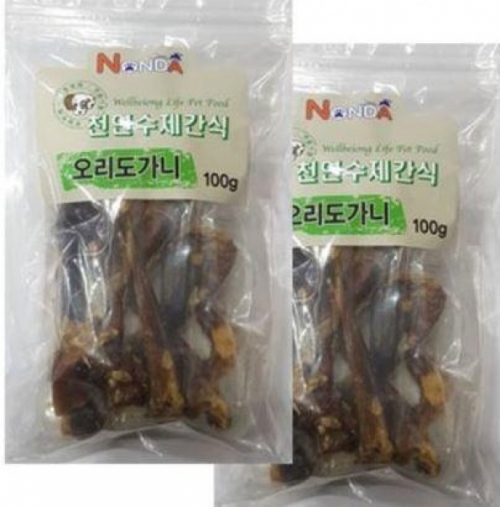 천연수제간식 오리도가니100g 애견간식 강아지간식