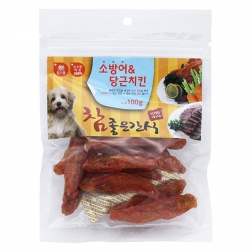 좋은간식 100g - 소방어 당근치킨 애완용품