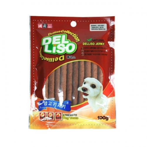 델리소 양고기져키 100g 애완용품