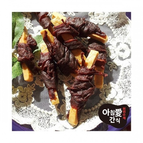 아침애 -영양만점 치즈껌과 오리고기 60g 애완용품