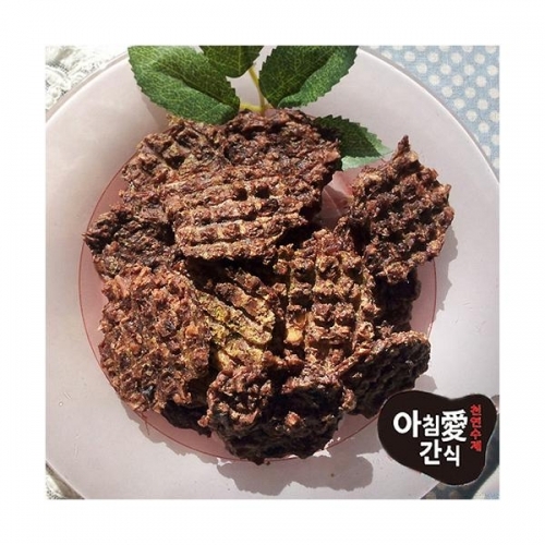 아침애 오리떡갈비와퍼(브로콜리) 80g 애완용품