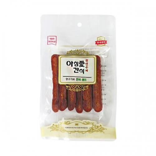 아침애-영양만점 양고기와 연어샌드 80g 애완용품