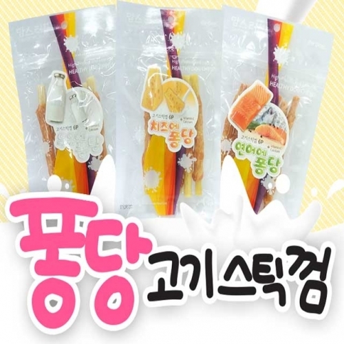맘스러브 퐁당 고기 스틱껌 6p
