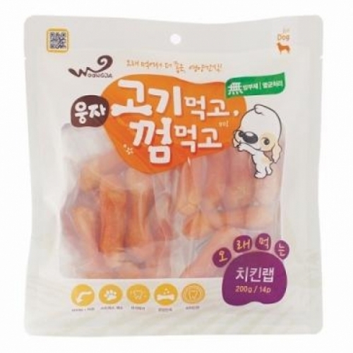 웅자 고기먹고껌먹고 치킨랩 (14p)