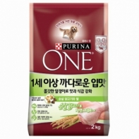 퓨리나 원 1세이상 까다로운 입맛 2kg(닭고기와쌀)