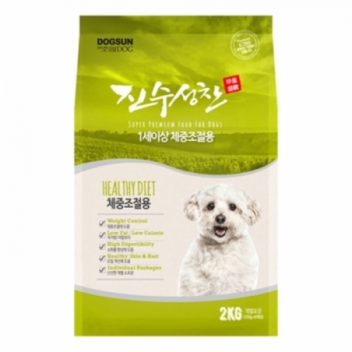 진수성찬 1세이상 체중조절용 리필 2kg(250g 8개)