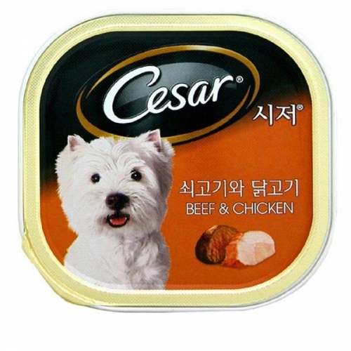 시저캔 (쇠고기와닭고기) 10개묶음