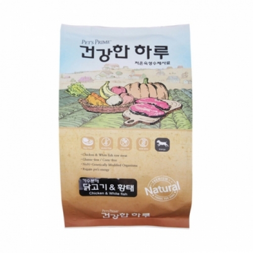 wk 펫츠 프라임 건강한 하루 1kg 닭고기-황태