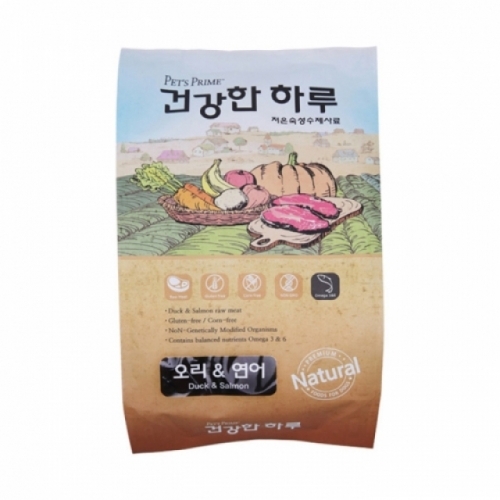 wk 펫츠 프라임 건강한 하루 1kg 오리-연어