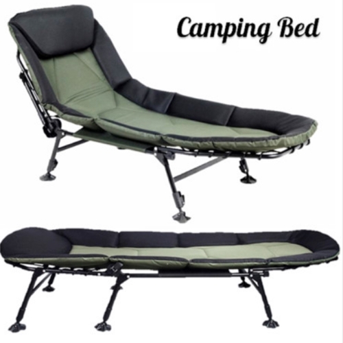 튼튼한 안정감 각도 조절이 가능한 접이식 캠핑 침대