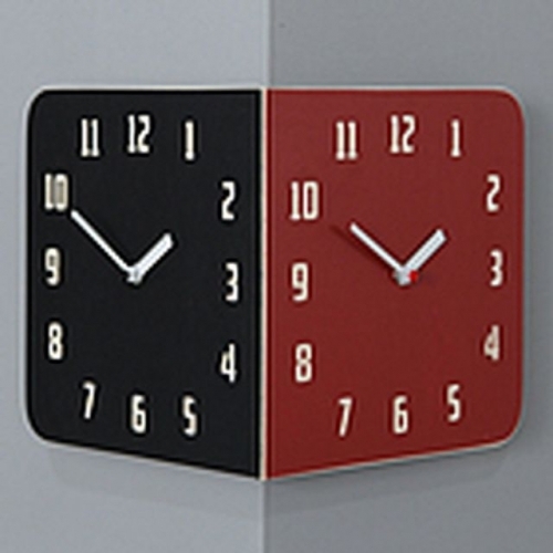벽기둥 시계 양면시계 인테리어 라운드 코너양면시계