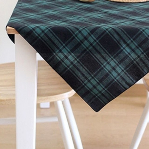 식탁 테이블 매트 선반덮개 블랙와치 테이블커버