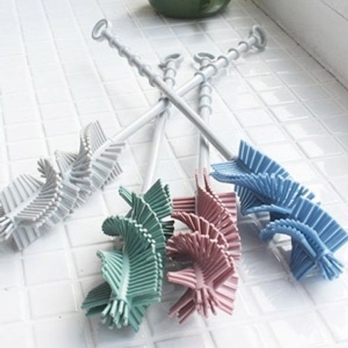 파스텔 실리콘 오일병솔 세척솔 병솔 4color