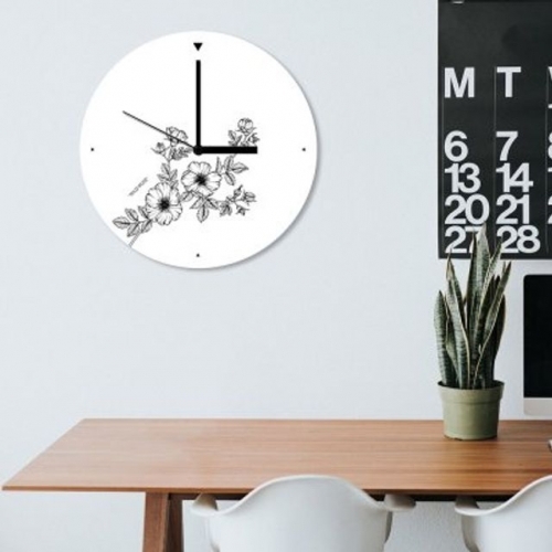 무소음 디자인 벽걸이시계 벽시계 와일드로즈