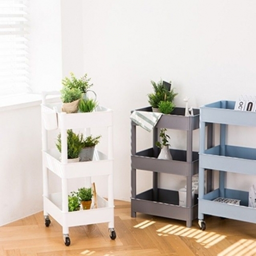 마이룸 트롤리 3단 (택1) 이동형 인테리어정리함 다용도수납정리 보조 소품정리함