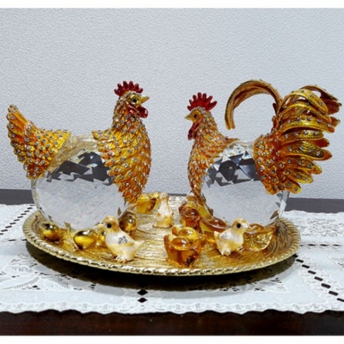 닭가족크리스탈장식품(12)