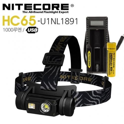 나이트코어 LED 헤드랜턴 HC65-U1NL1891 USB충전