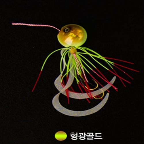 바다낚시 유동식 타이라바 70g (형광골드) 낚시용품