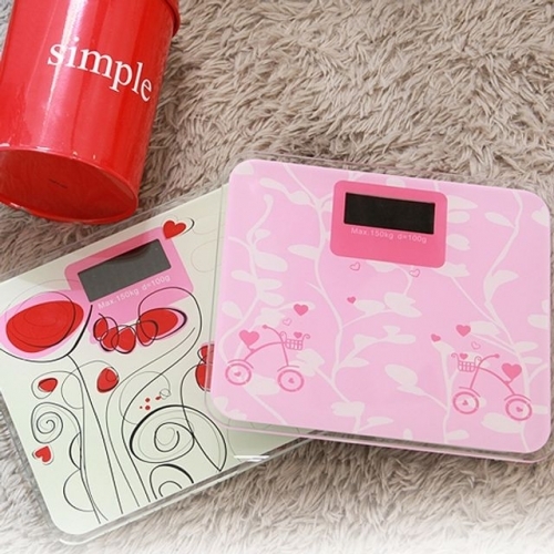 　디지털 체중계 미니 자전거