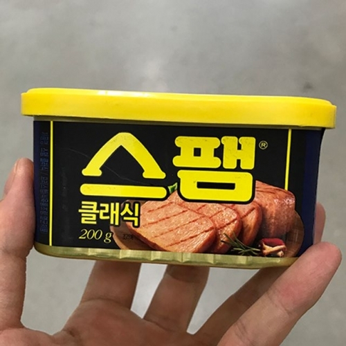 CJ 통조림햄 부대햄 스팸 클래식 200g 1개