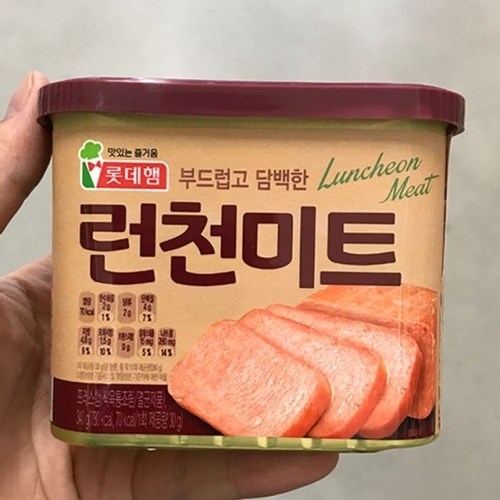 롯데 통조림햄 부대햄 런천미트 340g 2개