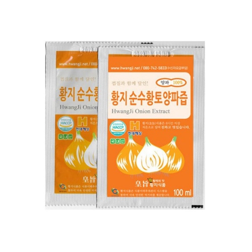 순수 황토 양파즙(100ml X 60포)(30포X2박스)