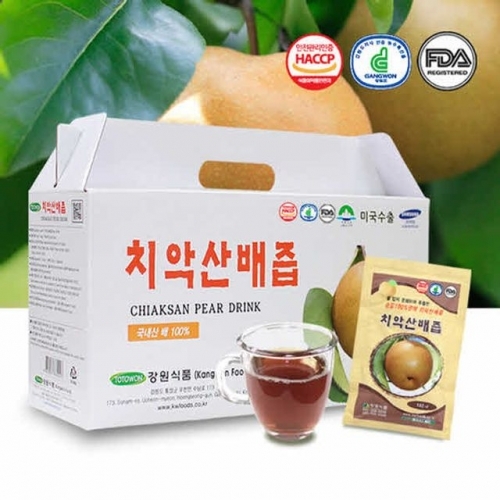 강원식품 치악산배즙 100ml30팩-1박스