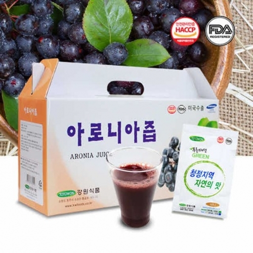 강원식품 아로니아즙 100ml30팩-1박스