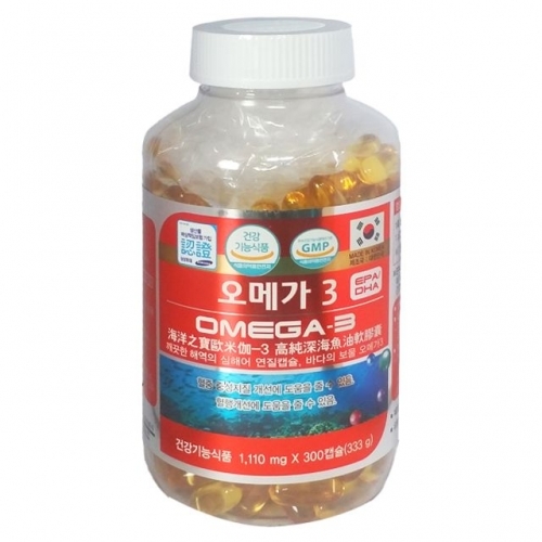 오메가3 1110mg x 300캡슐(대용량)