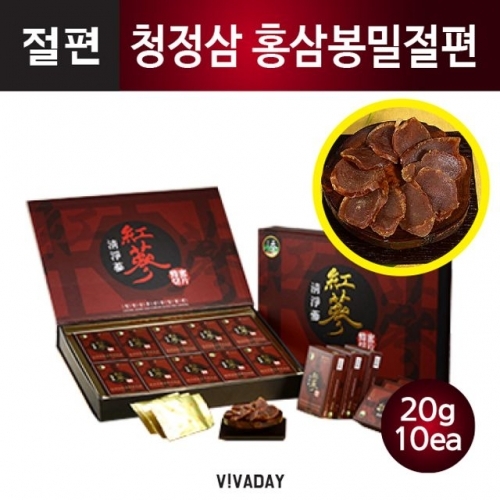 청정삼 홍삼봉밀절편 - 200g (20g x 10ea)