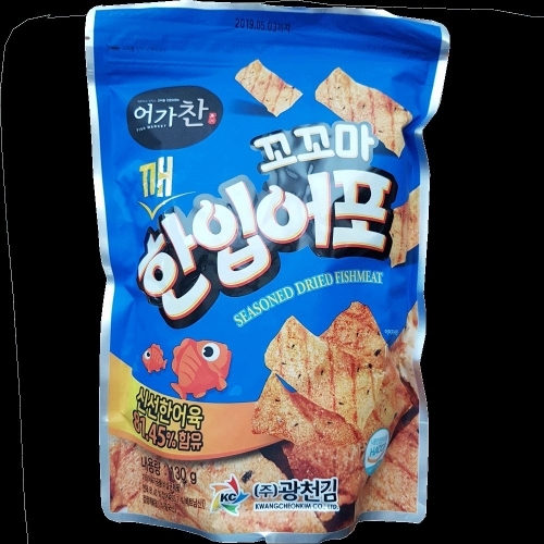 어가찬 바삭바삭 꼬꼬마 깨한입어포 130g X 20EA