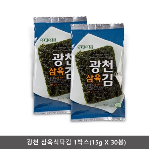 광천삼육식탁김 1박스(15g X 30봉)