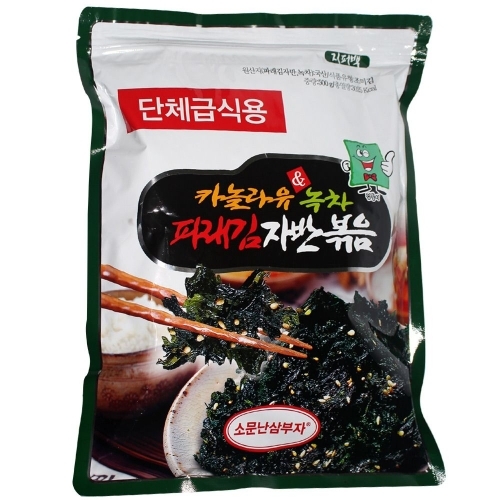 IN 소문난한가족 0084 파래김 자반볶음 500g 단체급식