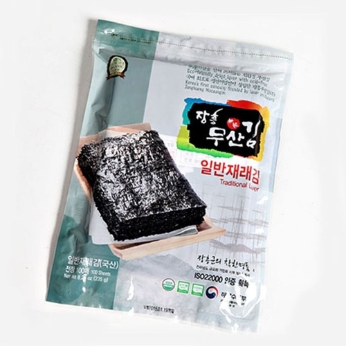 장흥무산김 일반재래김 (50장 1봉) 착한김