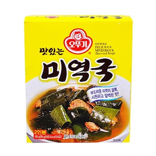 오뚜기 맛있는 미역국 2인분 9g x 2.