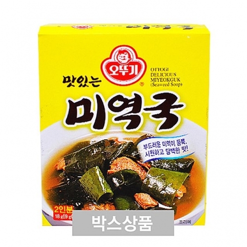 오뚜기 맛있는 미역국 2인분 9g x 2 X 12EA.