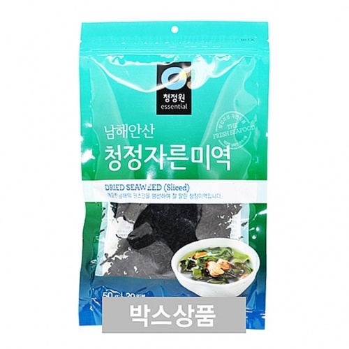 청정원 남해안산 청정 자른미역 50g 20인분 X 30EA.