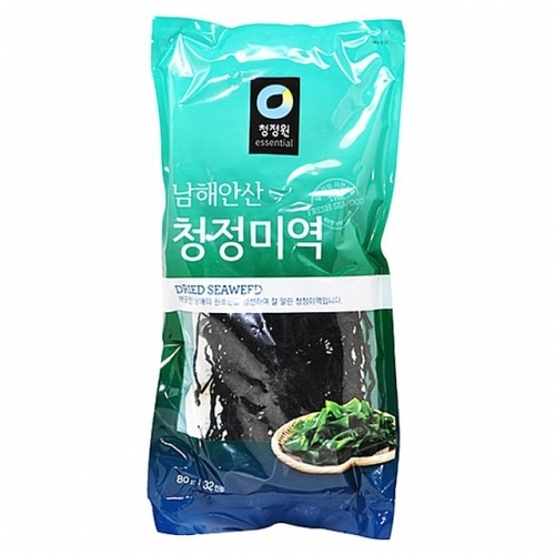 청정원 남해안산 청정 미역 80g 32인분.