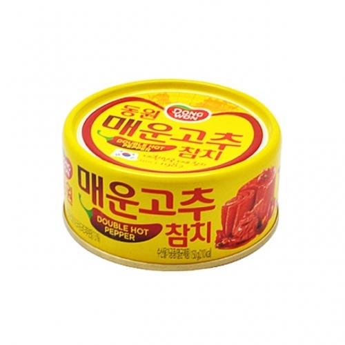 매운 고추 참치캔 150g X 48EA-1BOX  동원 가공식품