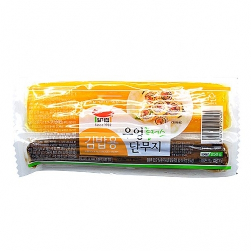 일가집 김밥용 우엉 단무지 250g