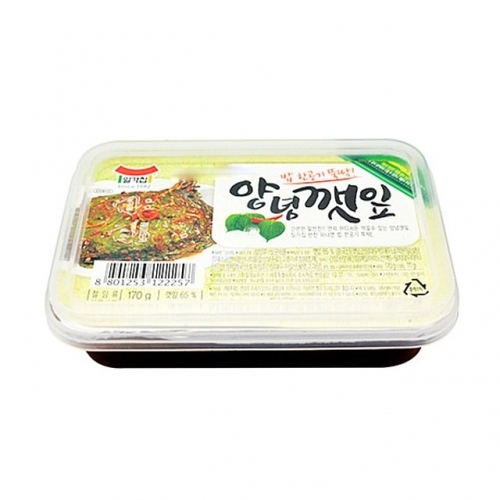 일가집 양념깻잎 170g X 10EA_1BOX