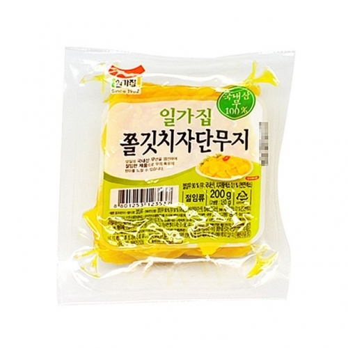 일가집 쫄깃치자단무지 200g