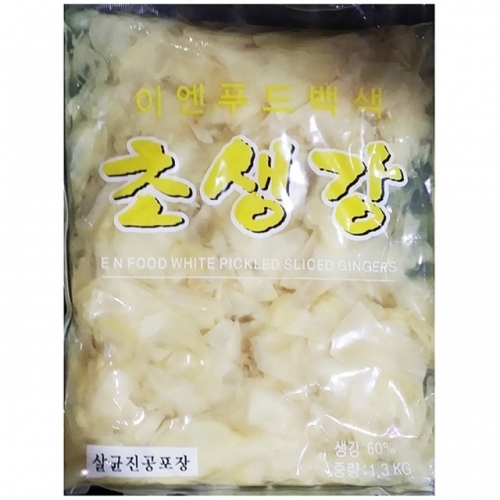 초생강 백 생강절임 업소용식자재 (1.3KgX10개) 이엔