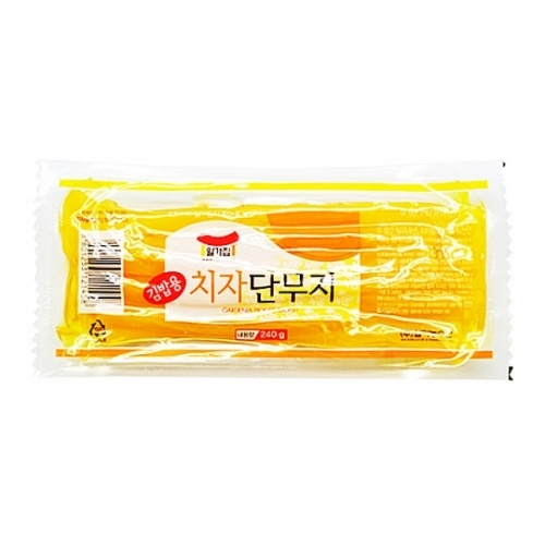 김밥용 치자단무지 240g X 20EA_1BOX 일가집