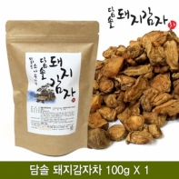 토종감자 세척 건조 볶은 잘 손질된 돼지감자차