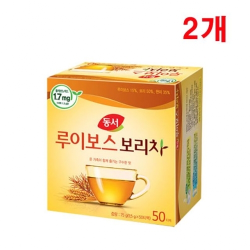 동서 보리 루이보스 차  50티백 75g 2개